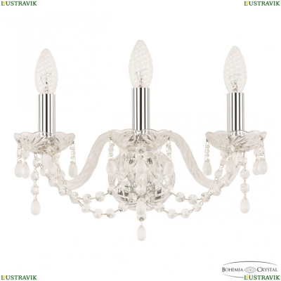 Бра 112B/3/141 Ni V0300 ★ Bohemia Ivele Crystal — купить в интернет магазине «ЛЮСТРАВИК»☀