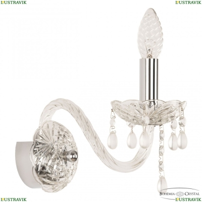 Бра 112B/1/165 Ni V0300 ★ Bohemia Ivele Crystal — купить в интернет магазине «ЛЮСТРАВИК»☀