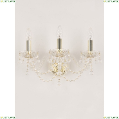 Бра 108B/3/165 G ★ Bohemia Ivele Crystal — купить в интернет магазине «ЛЮСТРАВИК»☀