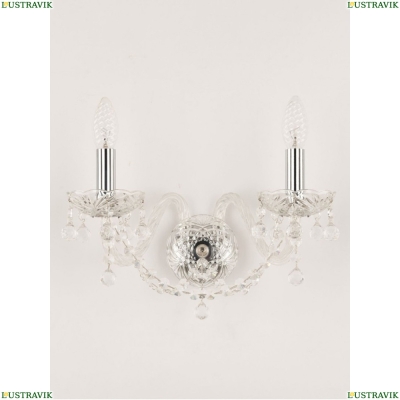 Бра 108B/2/165 Ni ★ Bohemia Ivele Crystal — купить в интернет магазине «ЛЮСТРАВИК»☀