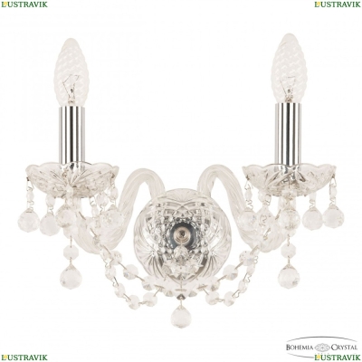 Бра 108B/2/141 Ni ★ Bohemia Ivele Crystal — купить в интернет магазине «ЛЮСТРАВИК»☀