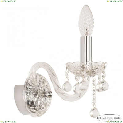 Бра 108B/1/141 Ni ★ Bohemia Ivele Crystal — купить в интернет магазине «ЛЮСТРАВИК»☀