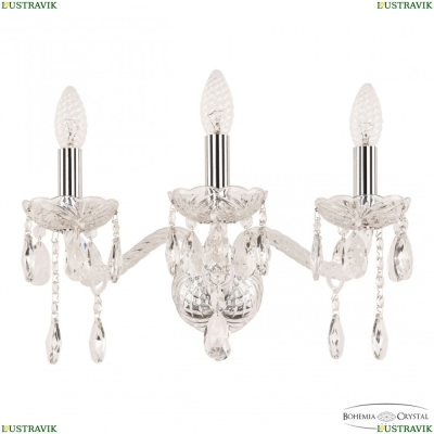 Бра 107B/3/165 Ni ★ Bohemia Ivele Crystal — купить в интернет магазине «ЛЮСТРАВИК»☀