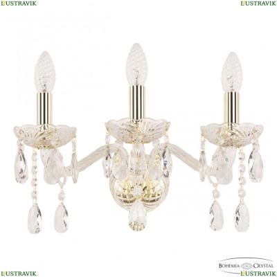 Бра 107B/3/165 G ★ Bohemia Ivele Crystal — купить в интернет магазине «ЛЮСТРАВИК»☀