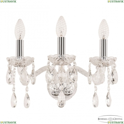 Бра 107B/3/141 Ni ★ Bohemia Ivele Crystal — купить в интернет магазине «ЛЮСТРАВИК»☀