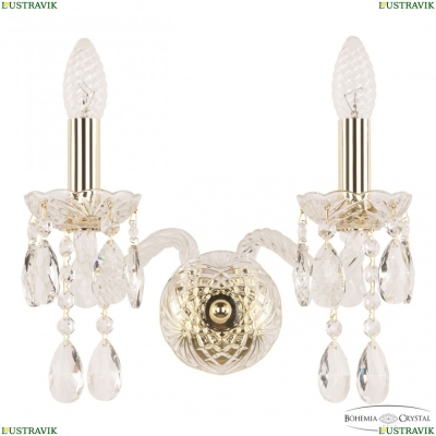 Бра 107B/2/141 G ★ Bohemia Ivele Crystal — купить в интернет магазине «ЛЮСТРАВИК»☀