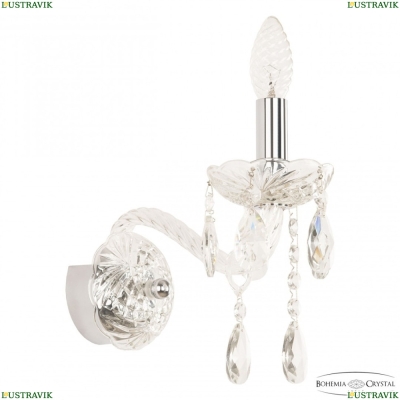 Бра 107B/1/165 Ni ★ Bohemia Ivele Crystal — купить в интернет магазине «ЛЮСТРАВИК»☀