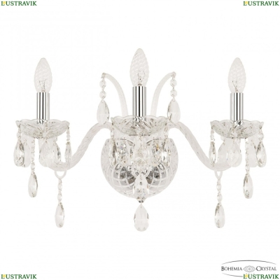 Бра 105B/3/165 Ni ★ Bohemia Ivele Crystal — купить в интернет магазине «ЛЮСТРАВИК»☀