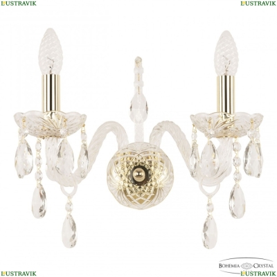 Бра 105B/2/165 G ★ Bohemia Ivele Crystal — купить в интернет магазине «ЛЮСТРАВИК»☀