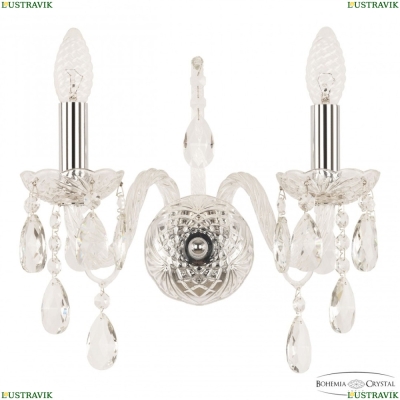 Бра 105B/2/141 Ni ★ Bohemia Ivele Crystal — купить в интернет магазине «ЛЮСТРАВИК»☀