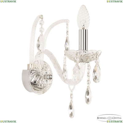 Бра 105B/1/165 Ni ★ Bohemia Ivele Crystal — купить в интернет магазине «ЛЮСТРАВИК»☀