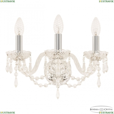 Бра 104B/3/141 Ni ★ Bohemia Ivele Crystal — купить в интернет магазине «ЛЮСТРАВИК»☀