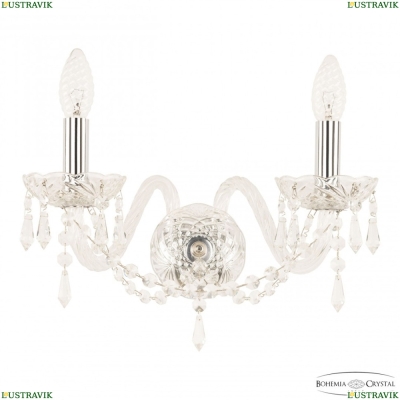 Бра 104B/2/165 Ni ★ Bohemia Ivele Crystal — купить в интернет магазине «ЛЮСТРАВИК»☀