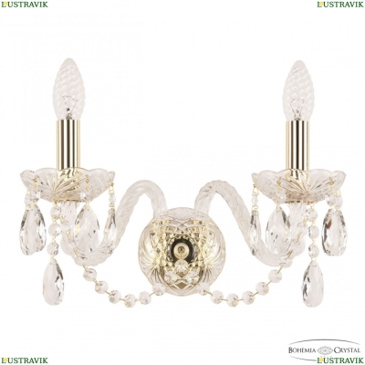 Бра 101B/2/165 G ★ Bohemia Ivele Crystal — купить в интернет магазине «ЛЮСТРАВИК»☀