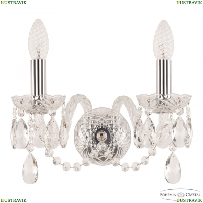 Бра 101B/2/141 Ni ★ Bohemia Ivele Crystal — купить в интернет магазине «ЛЮСТРАВИК»☀