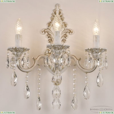 Бра AL7801B15/3/175 B WMG ★ Bohemia Ivele Crystal — купить в интернет магазине «ЛЮСТРАВИК»☀
