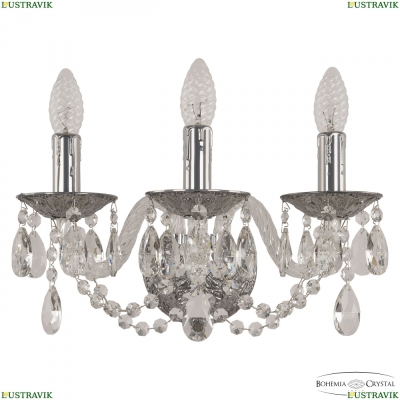 Бра AL16302B/3/141 CG ★ Bohemia Ivele Crystal — купить в интернет магазине «ЛЮСТРАВИК»☀