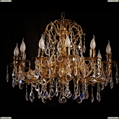 8888/12 AB Leaf crystal Люстра BRIZZI