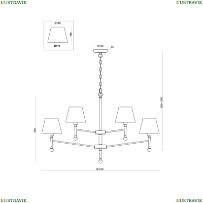 Люстру FR5190PL-12BS1 ★ Freya — купить в интернет магазине ЛЮСТРАВИК☀