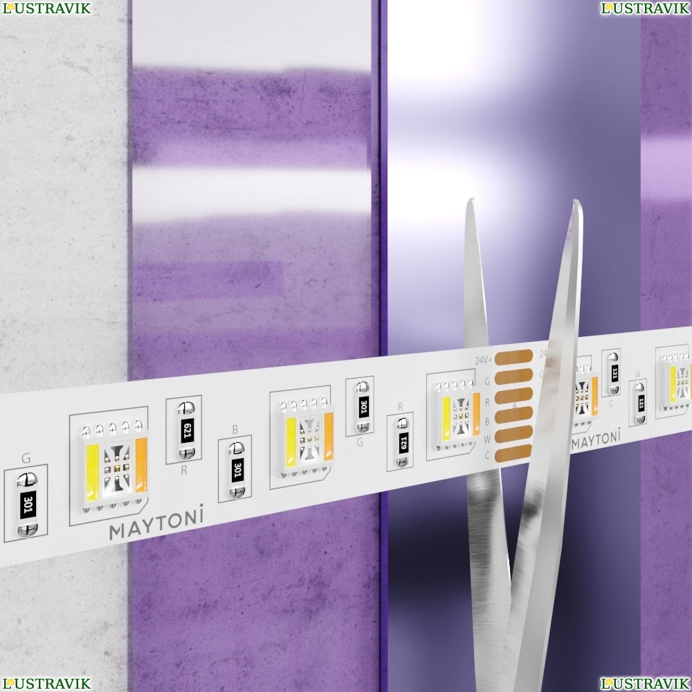 5М. Светодиодная Лента Цвета Rgb, 20W, 24V, 60Led, Ip20 20039 ★ Maytoni — купить в интернет магазине ЛЮСТРАВИК☀