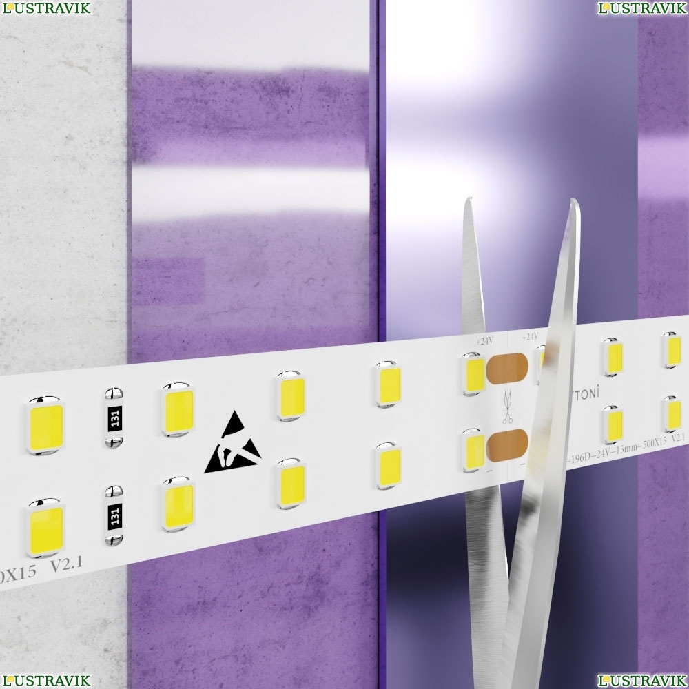 5М. Светодиодная Лента Холодного Цвета, 6000К, 20W, 24V, 60Led, Ip20 20030 ★ Maytoni — купить в интернет магазине ЛЮСТРАВИК☀