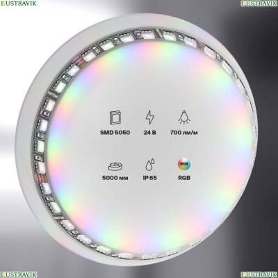 5М. Светодиодная Лента Цвета Rgb, 21W, 24V, 60Led, Ip20 20038 ★ Maytoni — купить в интернет магазине ЛЮСТРАВИК☀
