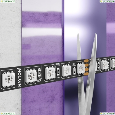 5М. Светодиодная Лента Цвета Rgb, 21W, 24V, 60Led, Ip20 20038 ★ Maytoni — купить в интернет магазине ЛЮСТРАВИК☀