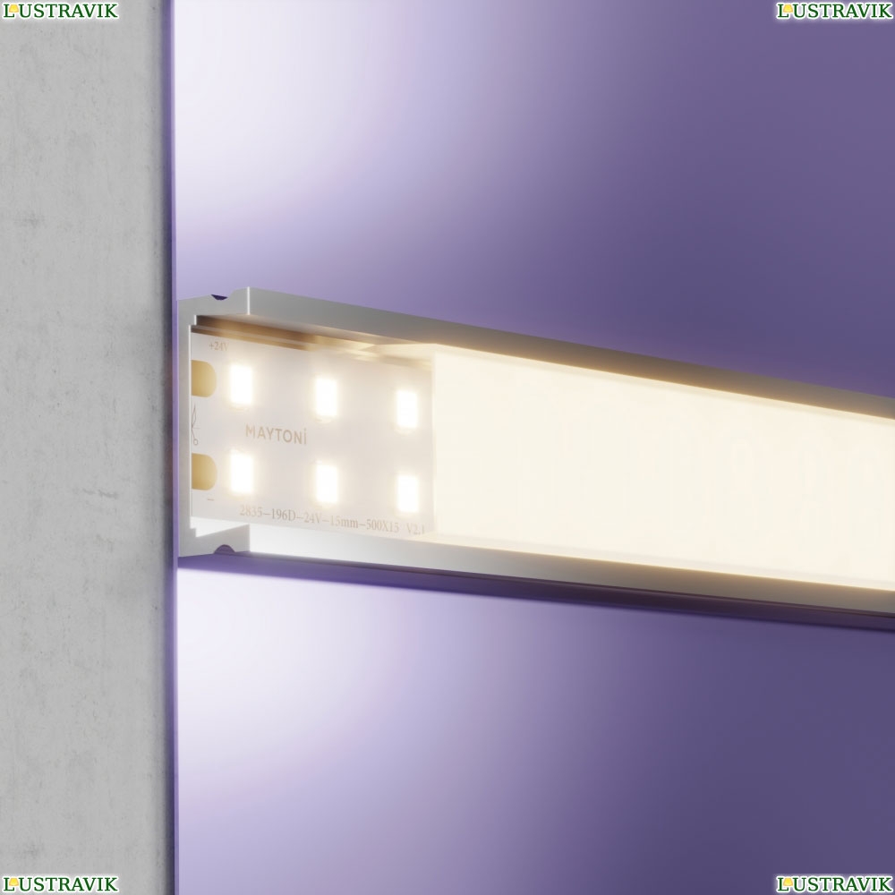 5М. Светодиодная Лента Теплого Цвета 3000К, 20W, 24V, 60Led, Ip20 20028 ★ Maytoni — купить в интернет магазине ЛЮСТРАВИК☀