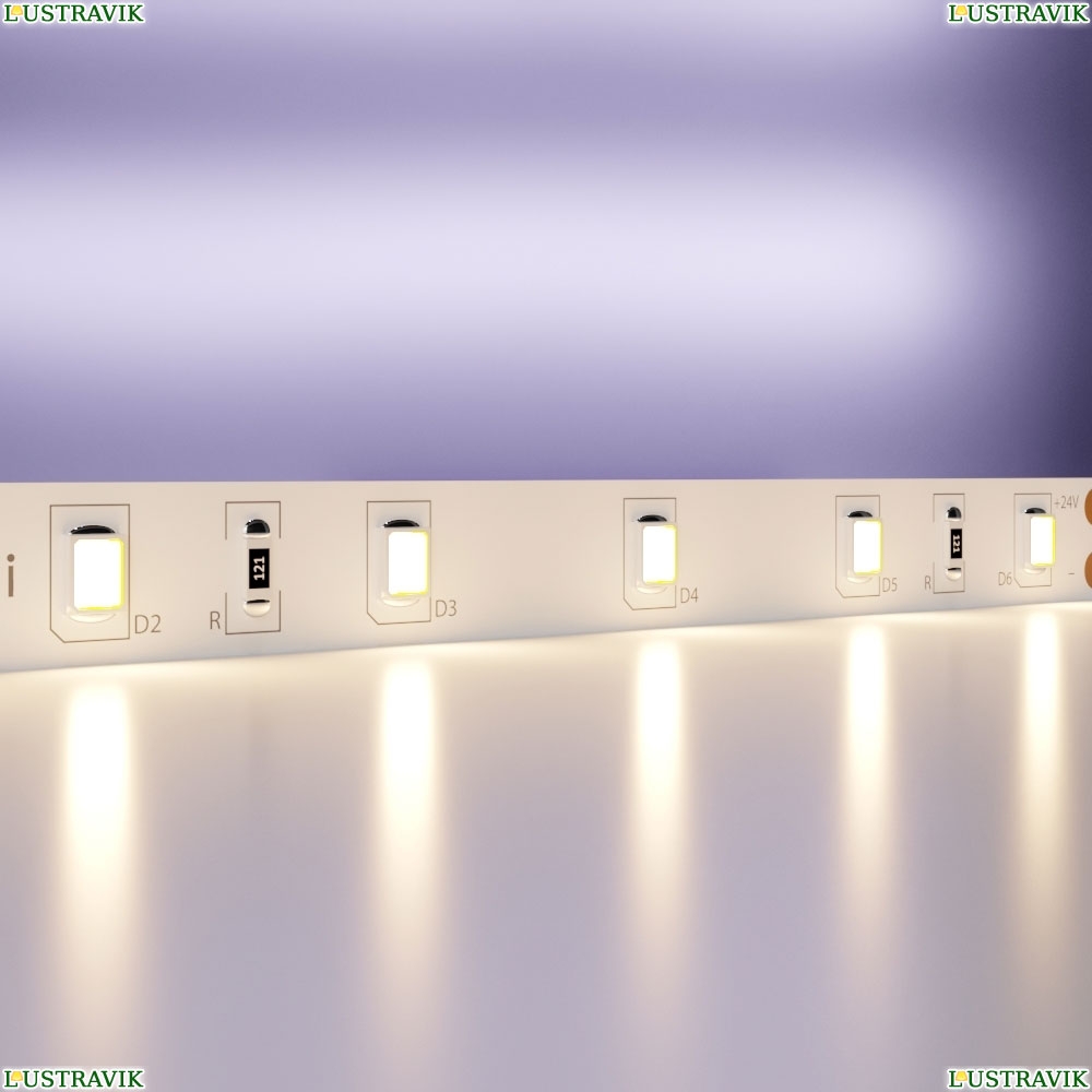 5М. Светодиодная Лента Теплого Цвета 3000К, 7,2W, 24V, 60Led, Ip20 20013 ★ Maytoni — купить в интернет магазине ЛЮСТРАВИК☀