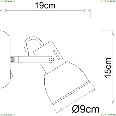 Спот A1677AP-1GO ★ Arte Lamp — купить в интернет магазине ЛЮСТРАВИК☀