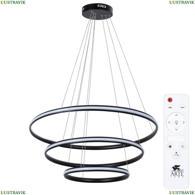 Люстру A2198SP-3BK ★ Arte Lamp — купить в интернет магазине ЛЮСТРАВИК☀