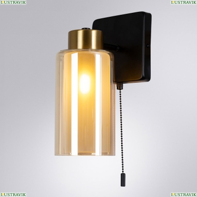 Бра A7027AP-1BK ★ Arte Lamp — купить в интернет магазине ЛЮСТРАВИК☀