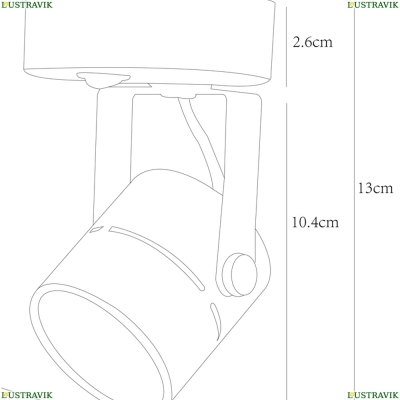 Спот A1311AP-1BK ★ Arte Lamp — купить в интернет магазине ЛЮСТРАВИК☀