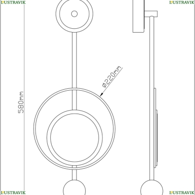 Светильник A2604AP-7BK ★ Arte Lamp — купить в интернет магазине ЛЮСТРАВИК☀