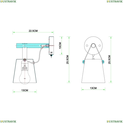 Бра A7032AP-1WH ★ Arte Lamp — купить в интернет магазине ЛЮСТРАВИК☀