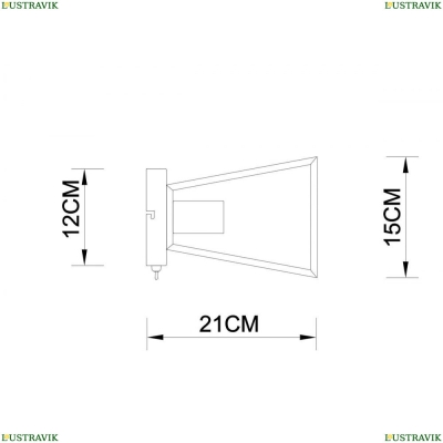 Бра A8030AP-1WH ★ Arte Lamp — купить в интернет магазине ЛЮСТРАВИК☀