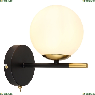 Бра A2224AP-1BK ★ Arte Lamp — купить в интернет магазине ЛЮСТРАВИК☀