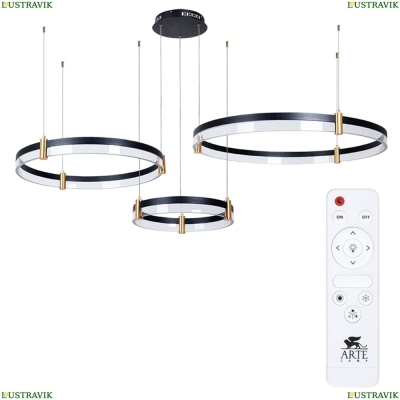 Люстру A2185SP-3BK ★ Arte Lamp — купить в интернет магазине ЛЮСТРАВИК☀