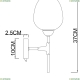 Бра A4103AP-1CC ★ Arte Lamp — купить в интернет магазине ЛЮСТРАВИК☀