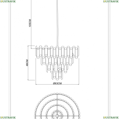 Люстру 3511/02 LM-8 ★ Divinare — купить в интернет магазине ЛЮСТРАВИК☀