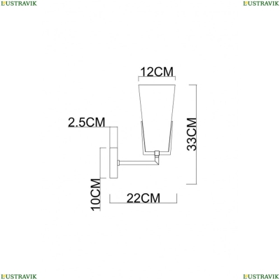 Бра 4503/17 AP-1 ★ Divinare — купить в интернет магазине ЛЮСТРАВИК☀