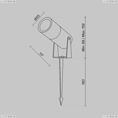 Светильник O050FL-L5W3K ★ Outdoor — купить в интернет магазине ЛЮСТРАВИК☀