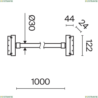 Светильник TR101-2-20W3K-B ★ Technical — купить в интернет магазине ЛЮСТРАВИК☀