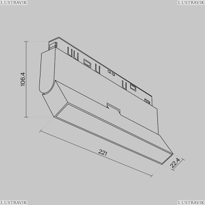 Светильник TR036-4-12W3K-DS-W ★ Technical — купить в интернет магазине ЛЮСТРАВИК☀