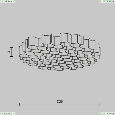 Светильник HoneyComb-D26 ★ Technical — купить в интернет магазине ЛЮСТРАВИК☀