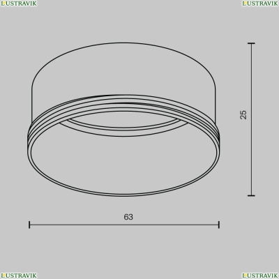Светильник RingL-20-W ★ Technical — купить в интернет магазине ЛЮСТРАВИК☀