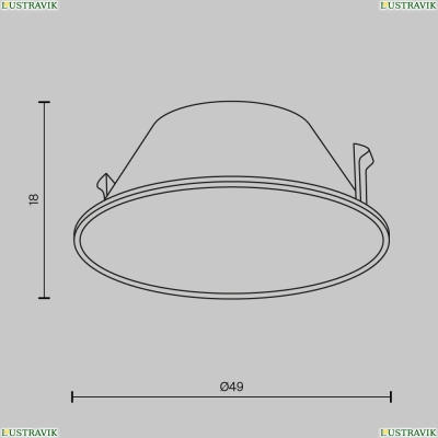 Светильник Ring057-7-MG ★ Technical — купить в интернет магазине ЛЮСТРАВИК☀