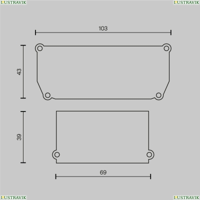 Светильник ALM012EC-SC-W ★ Technical — купить в интернет магазине ЛЮСТРАВИК☀
