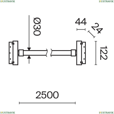 Светильник TR101-2-50W4K-B ★ Technical — купить в интернет магазине ЛЮСТРАВИК☀