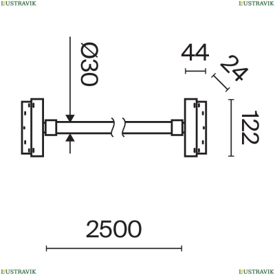 Светильник TR101-2-50W3K-B ★ Technical — купить в интернет магазине ЛЮСТРАВИК☀
